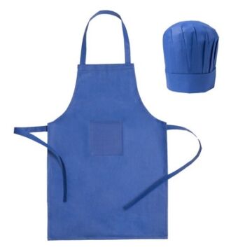 Cook set, kitchen apron and cook cap, children size