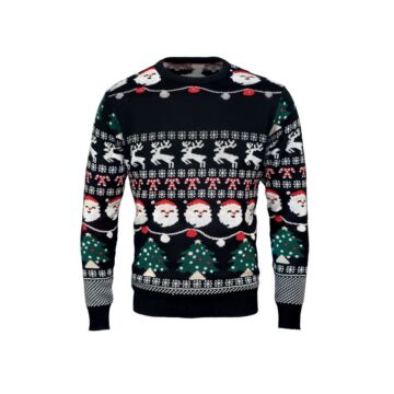 Świąteczny sweter LED S-M