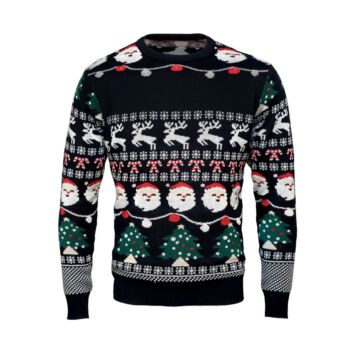 Świąteczny sweter LED L-XL