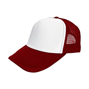 Czapka Moontex trucker 5P Burgundy-White
