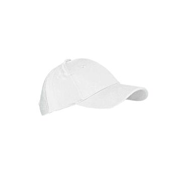 CZAPKA 6P BAWEŁNA WH