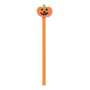 Halloweenowy ołówek z gumką