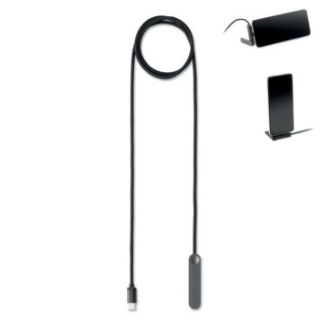 stojak na telefon z kablem USB-