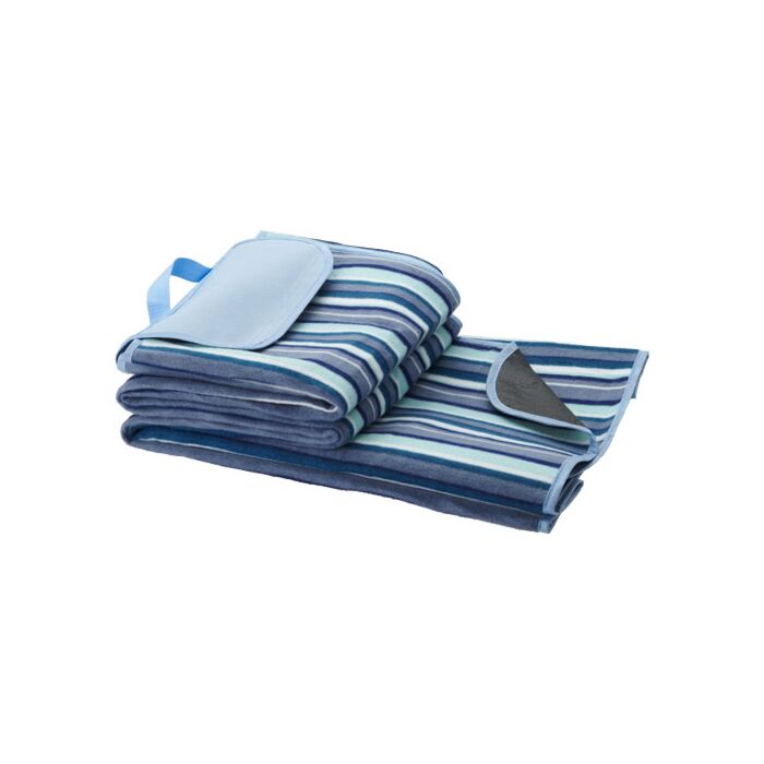 Wodoodporny koc piknikowy Riviera-Biały