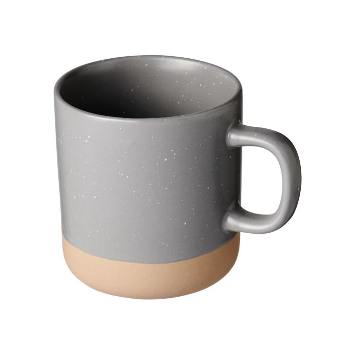 Kubek ceramiczny Pascal o pojemności 360 ml-czarny
