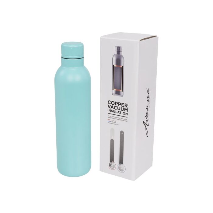 Sportowy bidon izolowany próżniowo Thor 510 ml-czarny