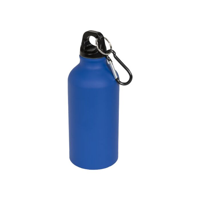 Bidon sportowy z karabińczykiem Oregon matte 400 ml-czarny