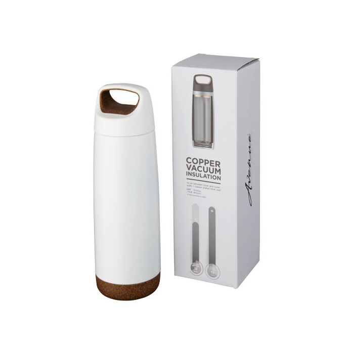 Próżniowo izolowany miedziany bidon Valhalla o pojemności 600ml-czarny