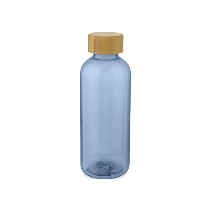 Bidon Ziggs o pojemności 650 ml z plastiku z recyklingu-Niebieski przezroczysty