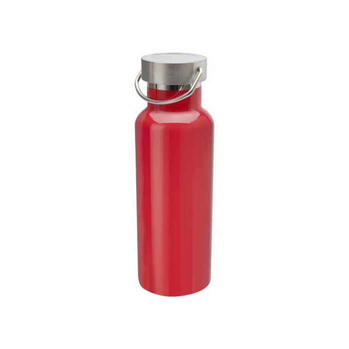Thor butelka na wodę o pojemności 500 ml wykonana ze stali nierdzewnej z certyfikatem RCS-Czerwony Thor butelka na wodę o pojemności 500 ml wykonana ze stali nierdzewnej z certyfikatem RCS-Czerwony