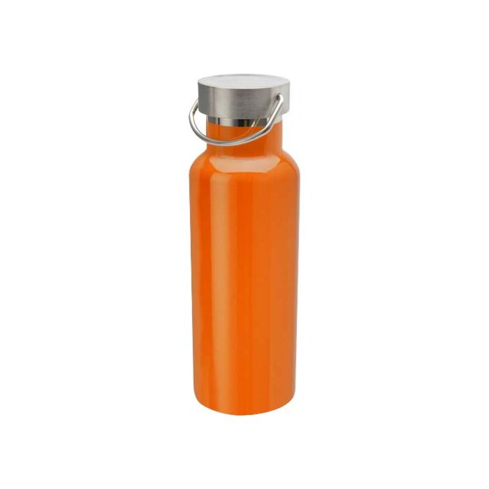 Thor butelka na wodę o pojemności 500 ml wykonana ze stali nierdzewnej z certyfikatem RCS-Pomarańczowy Thor butelka na wodę o pojemności 500 ml wykonana ze stali nierdzewnej z certyfikatem RCS-Pomarańczowy