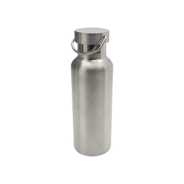 Thor butelka na wodę o pojemności 500 ml wykonana ze stali nierdzewnej z certyfikatem RCS-Srebrny Thor butelka na wodę o pojemności 500 ml wykonana ze stali nierdzewnej z certyfikatem RCS-Srebrny