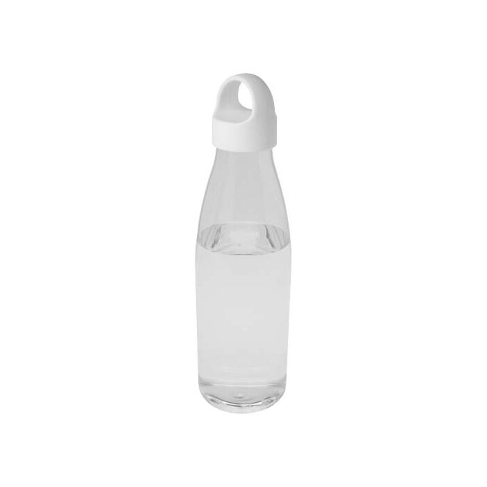 Bergen butelka na wodę o pojemności 800 ml z tworzyw sztucznych pochodzących z recyklingu-Przezroczysty bezbarwny Bergen butelka na wodę o pojemności 800 ml z tworzyw sztucznych pochodzących z recyklingu-Przezroczysty bezbarwny