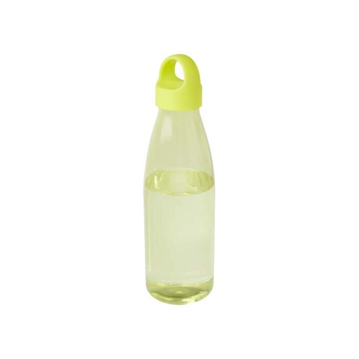 Bergen butelka na wodę o pojemności 800 ml z tworzyw sztucznych pochodzących z recyklingu-Limonka Bergen butelka na wodę o pojemności 800 ml z tworzyw sztucznych pochodzących z recyklingu-Limonka