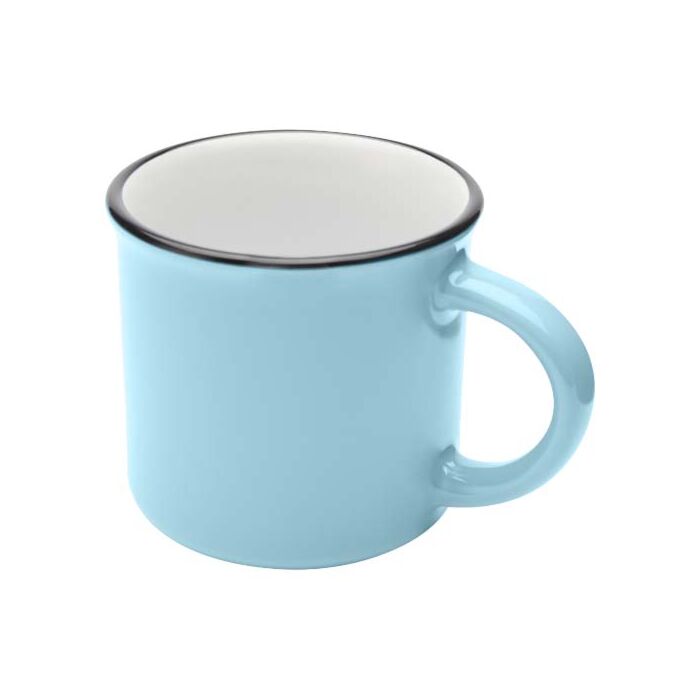 Bario kubek ceramiczny o pojemności 240 ml-Rafowo niebieski Bario kubek ceramiczny o pojemności 240 ml-Rafowo niebieski