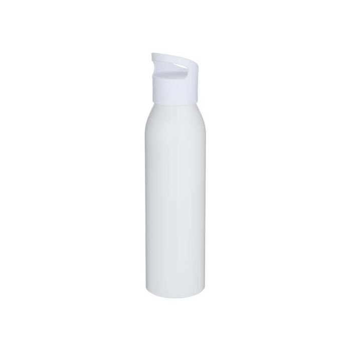 Sky jednościenna butelka na wodę o pojemności 650 ml wykonana ze stali nierdzewnej z recyklingu z certyfikatem RCS-Biały