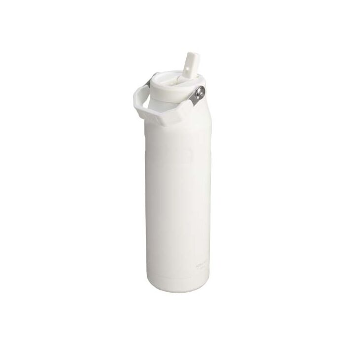 Butelka na wodę Stanley IceFlow™ 2.0 o pojemności 1,06 litra ze składaną słomką-Frosted white Butelka na wodę Stanley IceFlow™ 2.0 o pojemności 1,06 litra ze składaną słomką-Frosted white