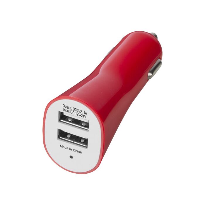 Podwójny adapter samochodowy Pole-niebieski