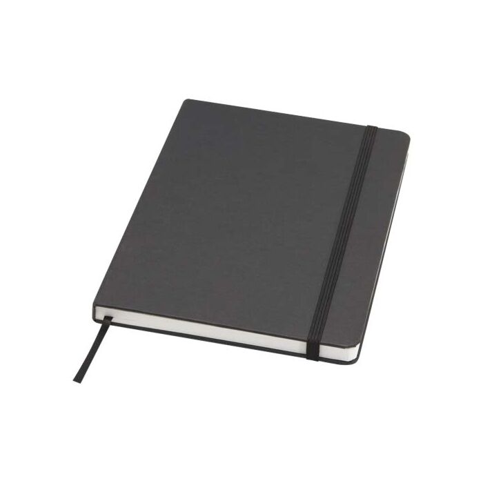 Holm notatnik A5 z papieru z kamienia z kartkami w linie-Czarny Holm notatnik A5 z papieru z kamienia z kartkami w linie-Czarny