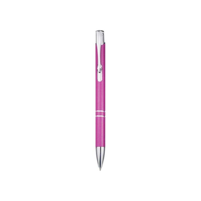Moneta długopis z aluminium z recyklingu-Magenta Moneta długopis z aluminium z recyklingu-Magenta