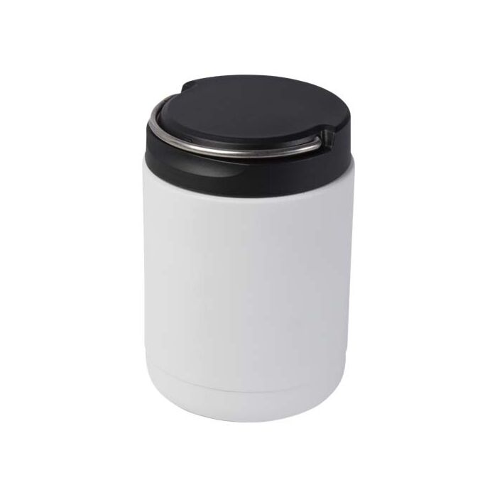 Doveron pojemnik śniadaniowy ze stali nierdzewnej z recyklingu o pojemności 500 ml-Biały