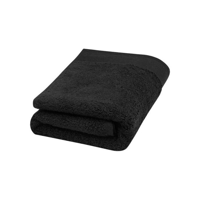 Nora bawełniany ręcznik kąpielowy o gramaturze 550 g-m² i wymiarach 50 x 100 cm-Biały