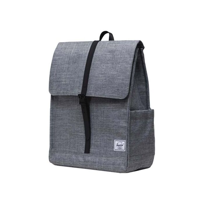 Herschel City plecak z materiałów z recyklingu o pojemności 16 l-Szary melanż Herschel City plecak z materiałów z recyklingu o pojemności 16 l-Szary melanż