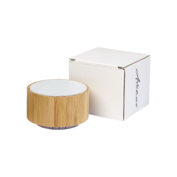 Bambusowy głośnik Cosmos z funkcją Bluetooth®-Piasek pustyni