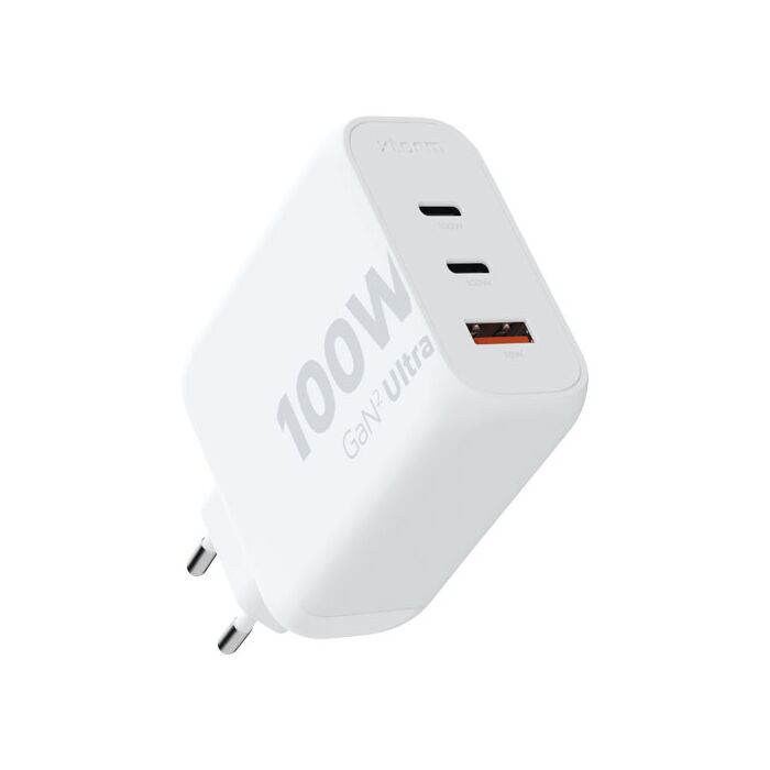 Xtorm XEC100 GaN² Ultra ładowarka ścienna o mocy 100 W-Biały