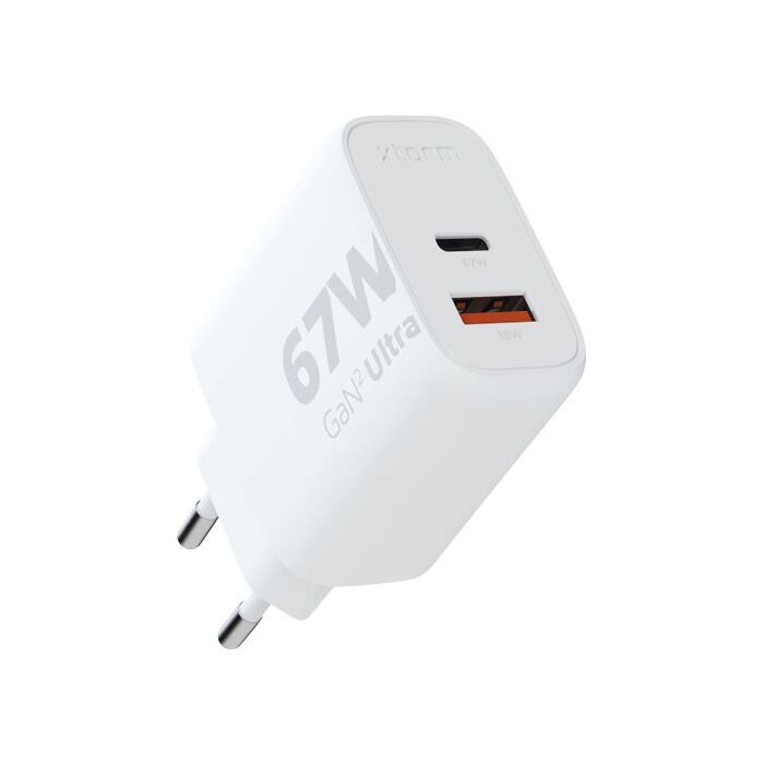 Xtorm XEC067 GaN² Ultra ładowarka ścienna o mocy 67 W-Biały