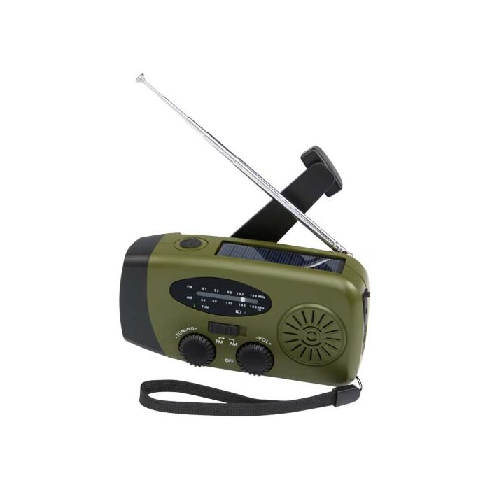 Avior radio awaryjne z certyfikatem RCS z tworzyw sztucznych pochodzących z recyklingu-Wojskowy zielony
