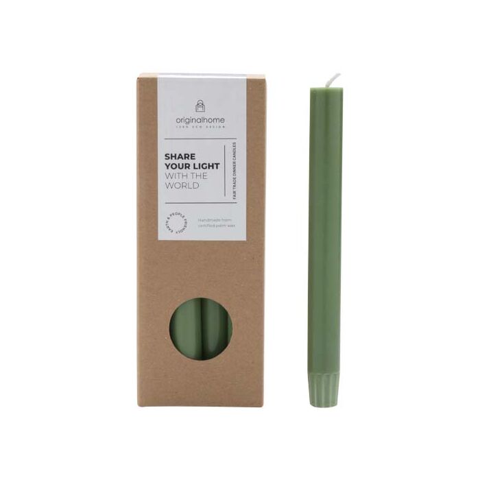 Originalhome świeca stołowa matcha-Zielony melanż