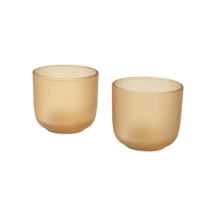 Male szklanki o pojemności 200 ml - zestaw 2 sztuk-Oatmeal