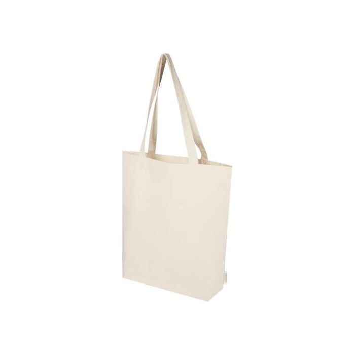 Orissa 180 g-m² organic wide bottom tote bag 11L-Piasek pustyni