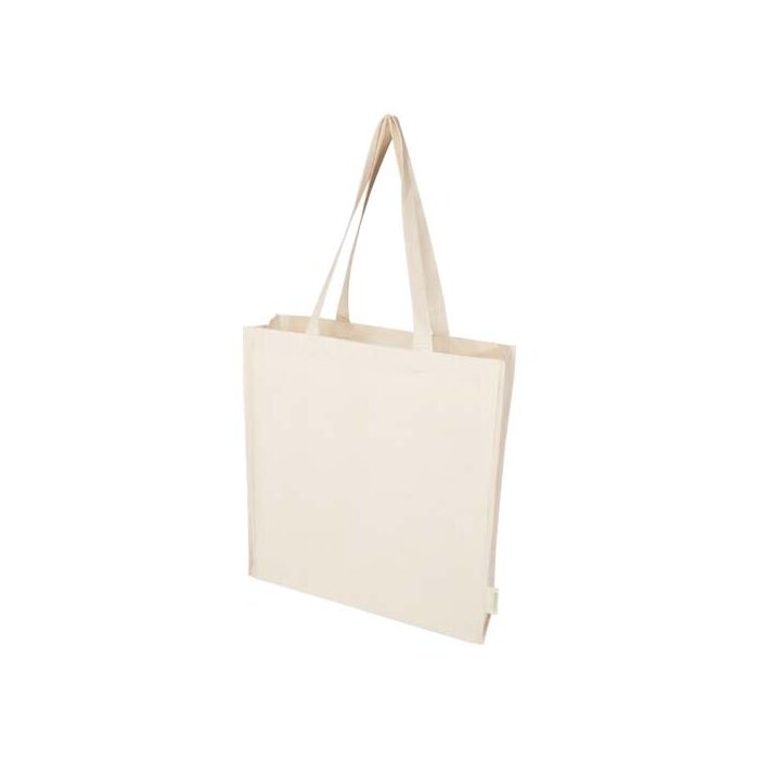 Orissa 180 g-m² organic full gusset tote bag 14L-Piasek pustyni