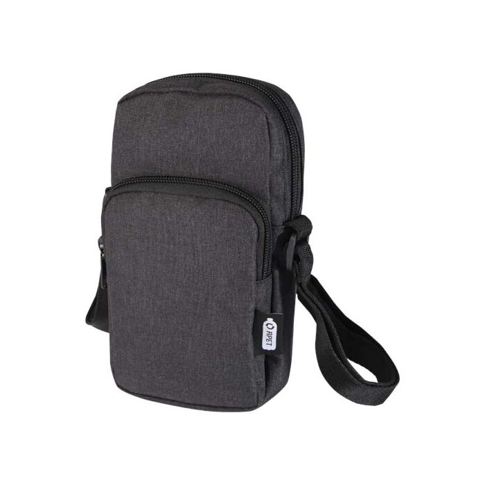 Ross etui na telefon z materiałów z recyklingu z certyfikatem GRS-Heather Charcoal Ross etui na telefon z materiałów z recyklingu z certyfikatem GRS-Heather Charcoal