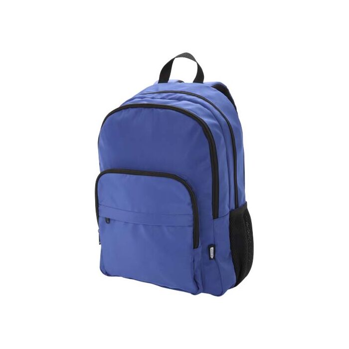 Trend Plus plecak na laptopa o przekątnej 15-cali o pojemności 20 l wykonany z materiałów z recyklingu z certyfikatem GRS-Błękit królewski Trend Plus plecak na laptopa o przekątnej 15-cali o pojemności 20 l wykonany z materiałów z recyklingu z certyfikatem GRS-Błękit królewski