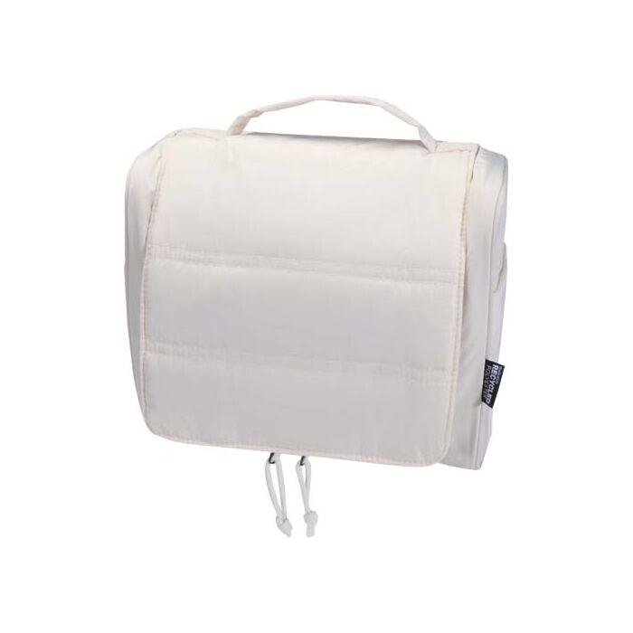 Puffer kosmetyczka na pasku o pojemności 8 l z recyklingu z certyfikatem GRS-Piaskowiec