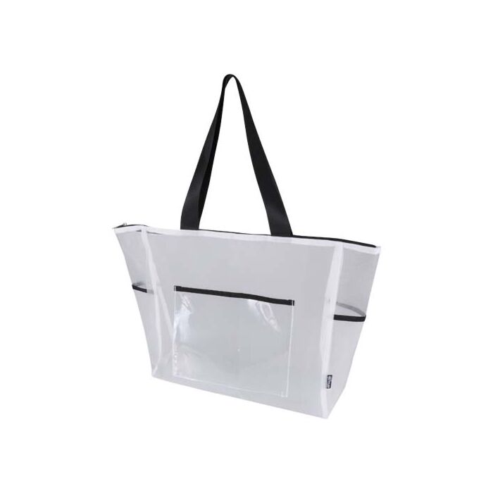 Mesh torba na zakupy 23 l z recyklingu z certyfikatem GRS-Biały