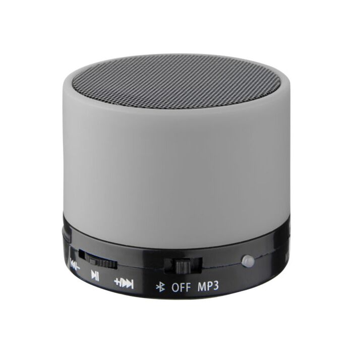Głośnik Bluetooth® Duck z gumowanym wykończeniem-czarny