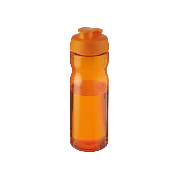 Bidon H2O Base® o pojemności 650 ml z wieczkiem zaciskowym-Biały