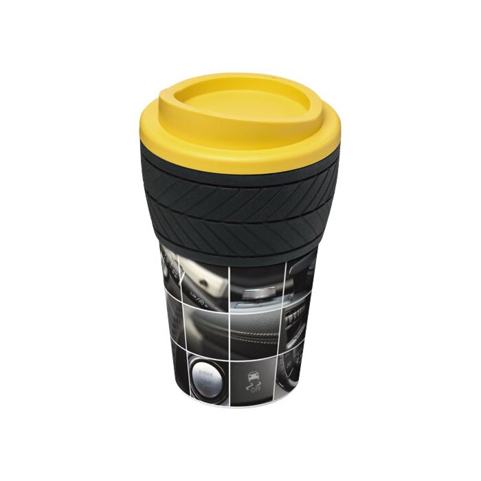 Kubek termiczny z serii Brite-Americano® tyre o pojemności 350 ml-czarny