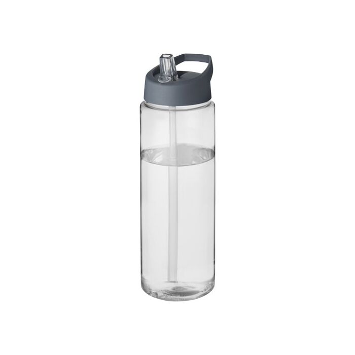 Bidon H2O Vibe o pojemności 850 ml z wieczkiem z dzióbkiem-Biały