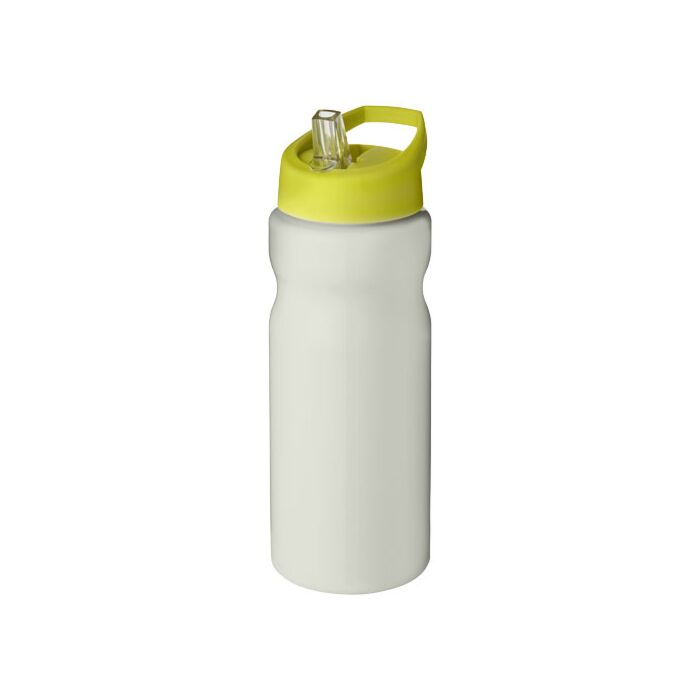 Bidon H2O Eco o pojemności 650 ml z wieczkiem z dzióbkiem-Szary