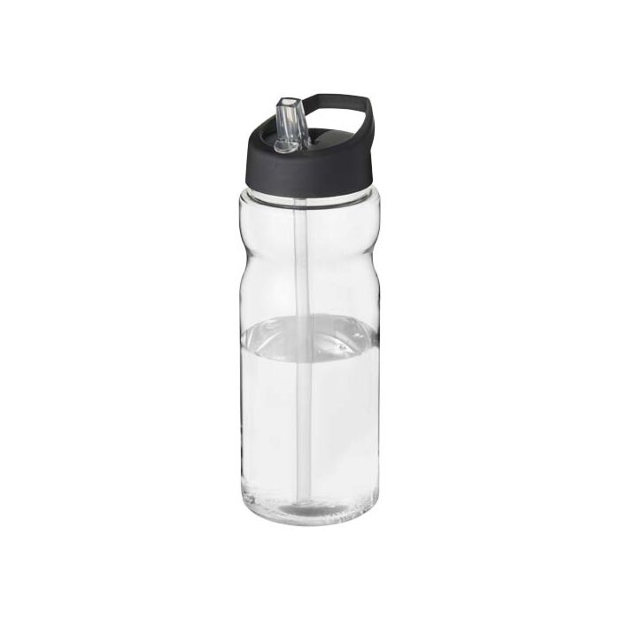 Bidon H2O Eco o pojemności 650 ml z wieczkiem z dzióbkiem-Przezroczysty Bidon H2O Eco o pojemności 650 ml z wieczkiem z dzióbkiem-Przezroczysty