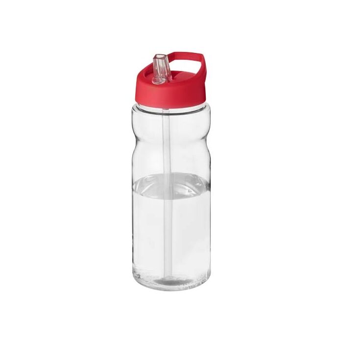 Bidon H2O Eco o pojemności 650 ml z wieczkiem z dzióbkiem-Przezroczysty Bidon H2O Eco o pojemności 650 ml z wieczkiem z dzióbkiem-Przezroczysty
