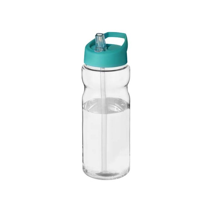 Bidon H2O Eco o pojemności 650 ml z wieczkiem z dzióbkiem-Przezroczysty Bidon H2O Eco o pojemności 650 ml z wieczkiem z dzióbkiem-Przezroczysty