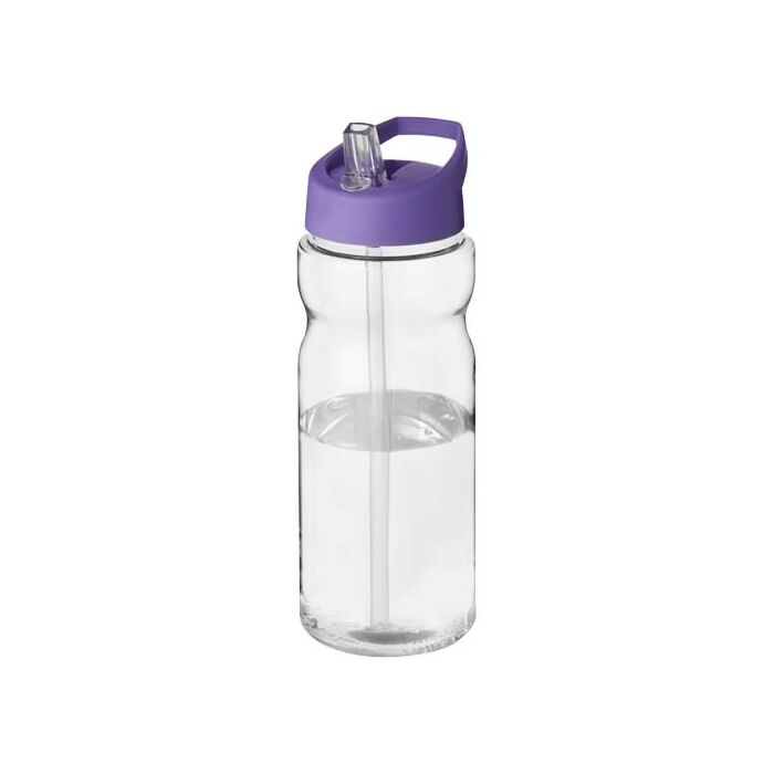 Bidon H2O Eco o pojemności 650 ml z wieczkiem z dzióbkiem-Przezroczysty Bidon H2O Eco o pojemności 650 ml z wieczkiem z dzióbkiem-Przezroczysty