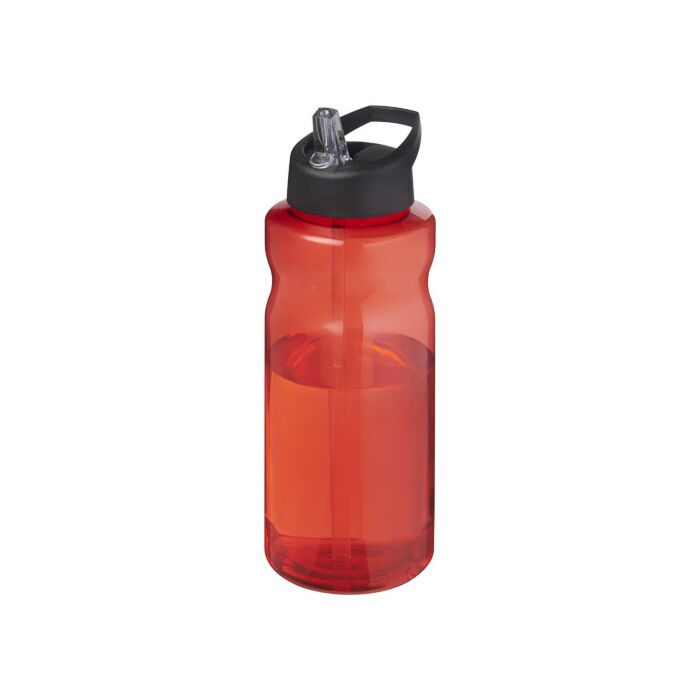 H2O Active® Eco Big Base bidon o pojemności 1 litra z wieczkiem z dzióbkiem-Czerwony
