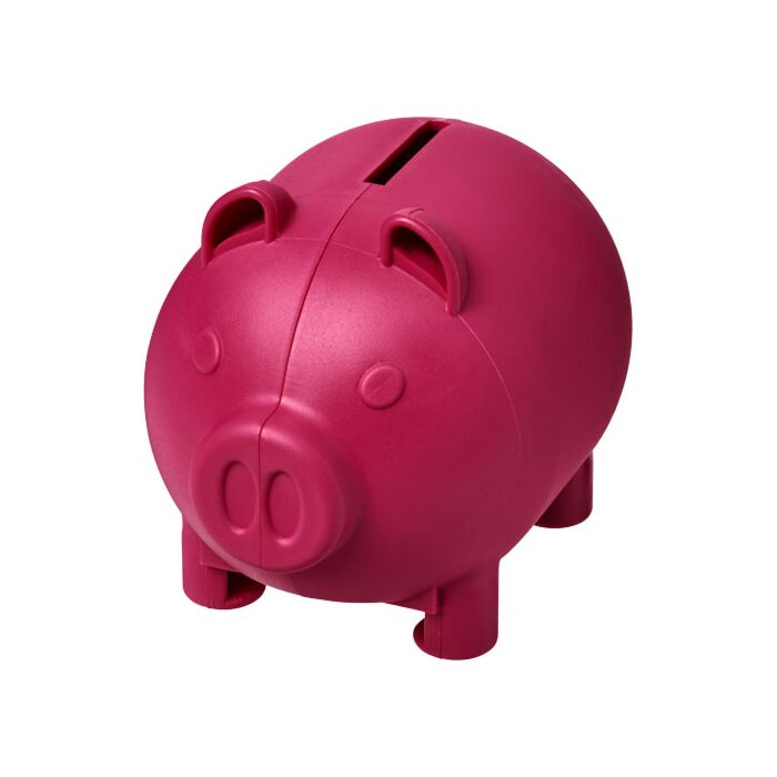 Oink świnka skarbonka z tworzyw sztucznych pochodzących z recyklingu-Biały